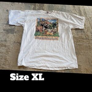 White Graphic T-Shirt XL